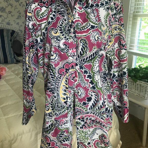 Ralph Lauren Chaps paisley shirt - Picture 1 of 6